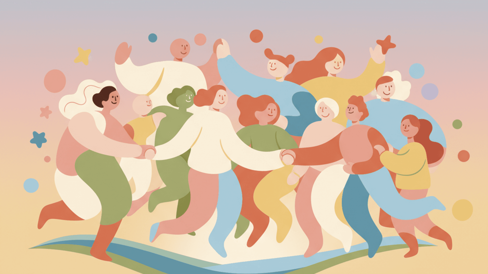 Inclusive celebration illustration